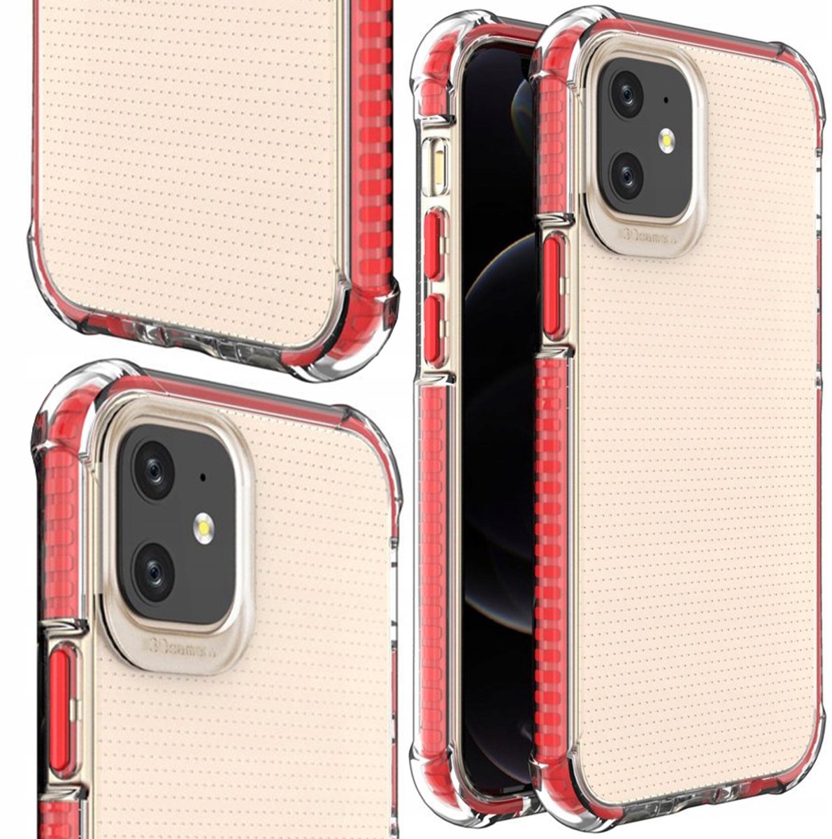 Hurtel Spring Armor Case Voor Iphone 12 Mini Bescherming Met Verhoogde Duurzaamheid