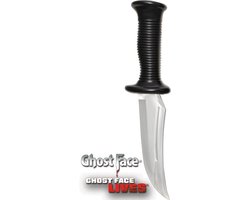 Fun World Ghostface Mes Moordmes Scream Verkleedaccessoire Halloween Decoratie Horror Wapen Nep Verkleed Mes - Officiële Licentie - Nep Mes