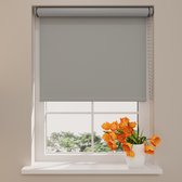Bol.com Radeco® Rolgordijn Verduisterend - Easy Match - Cement - 220 x 190 cm - Rolgordijn zonder boren - Maten van 40 t/m 240 c... aanbieding