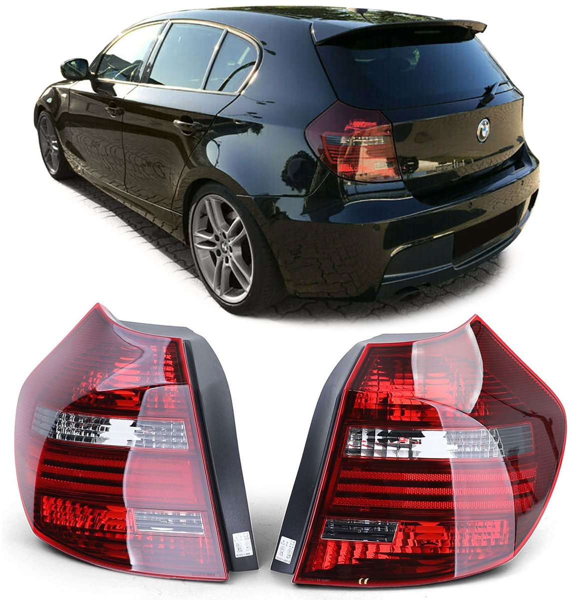 Smoke Achterlichten Set Geschikt Voor Bmw E81 E87 2007 t/m 2012 Sportieve M Look