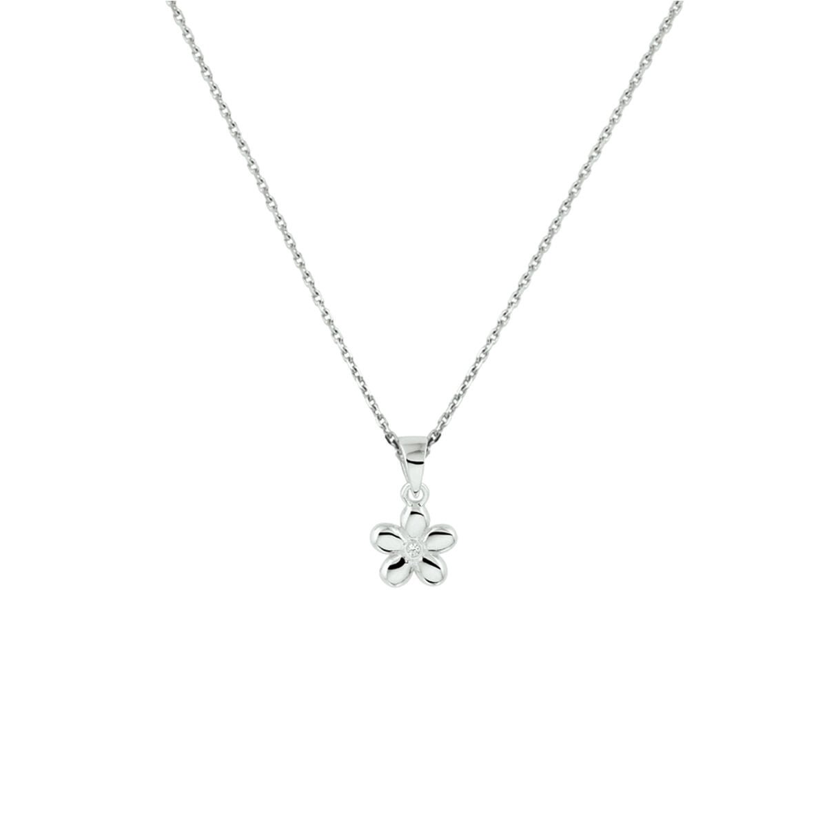 Collier bloem 1,1 mm 36 + 4 cm