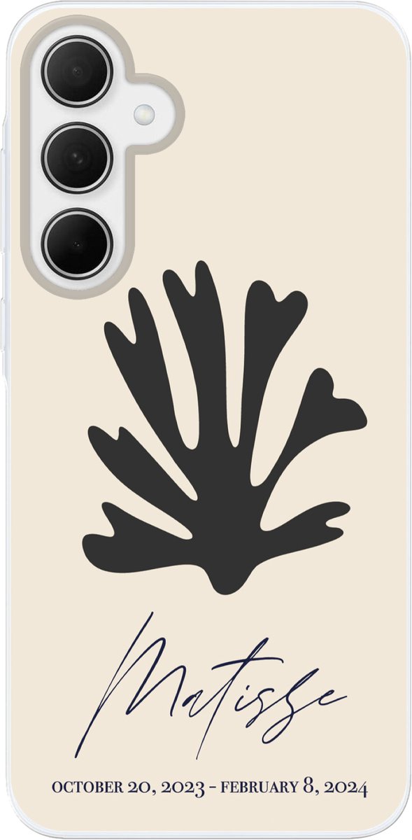 Telefoonhoesje Geschikt voor Samsung Galaxy A35 hoesje - Bloemen - Abstract - Matisse - Siliconen Telefoonhoesje Telefoonhoesje