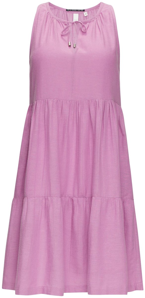 Q/S designed by - Jurk - Maat 36 - Vrouwen - Roze - Viscose