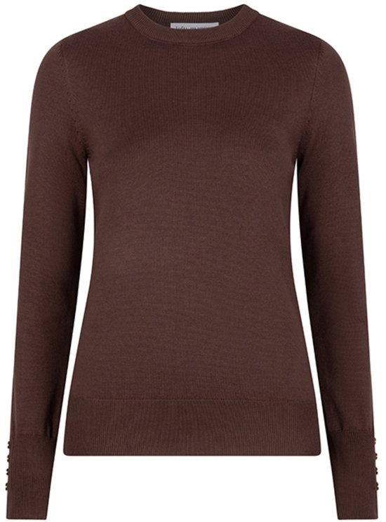 Lofty Manner Trui Sweater Jana Qh15 1 Kw 200 Brown Dames Maat - S