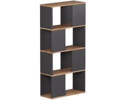 Vicco Eneos Ruimteverdeler – 60 x 124.5 cm Antraciet/gouden eik