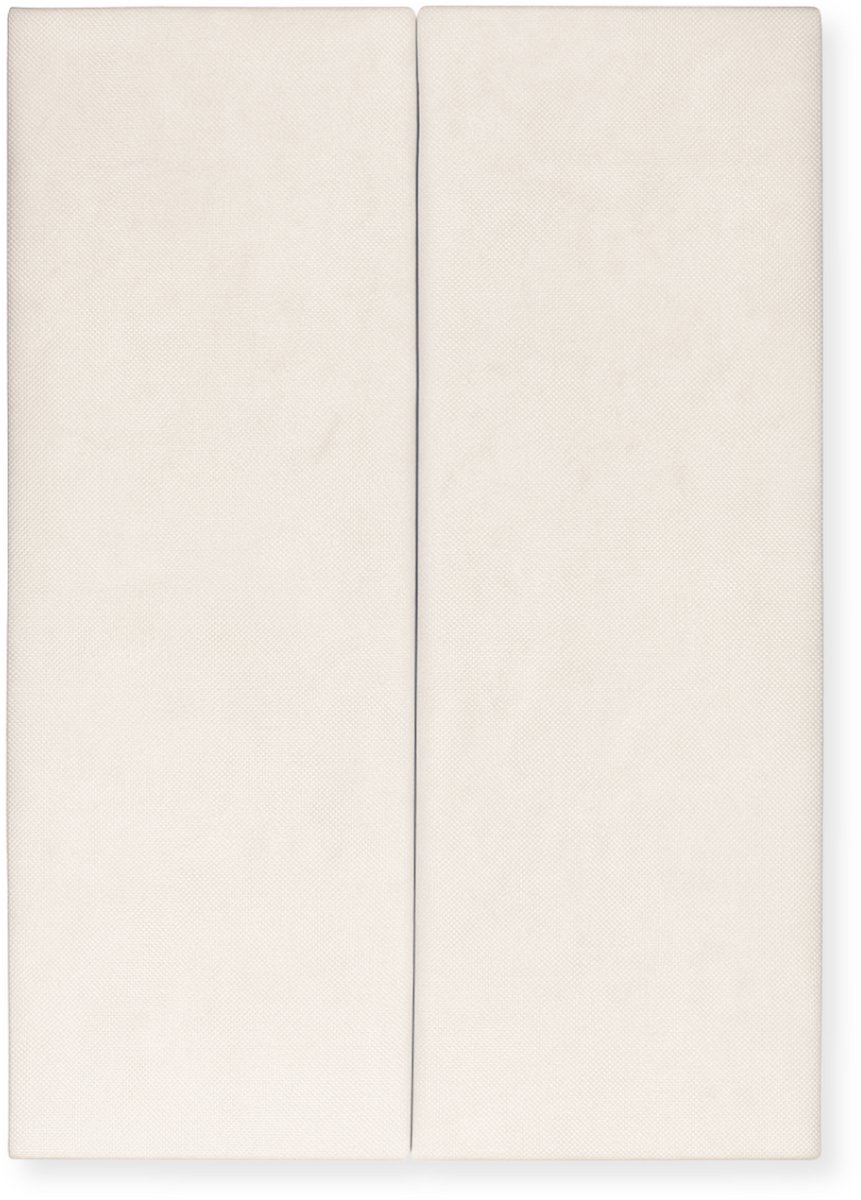 Buxibo Matras – Cellulose Katoen Matras voor Peuterbed en Ledikant – Comfortabel Speelmatras – 140x70x5 cm – Crème Wit