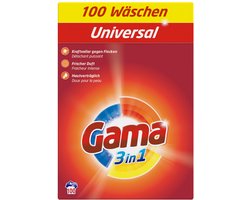 Gama Poeder Wasmiddel Universal 100 Wasbeurten - 6 kg