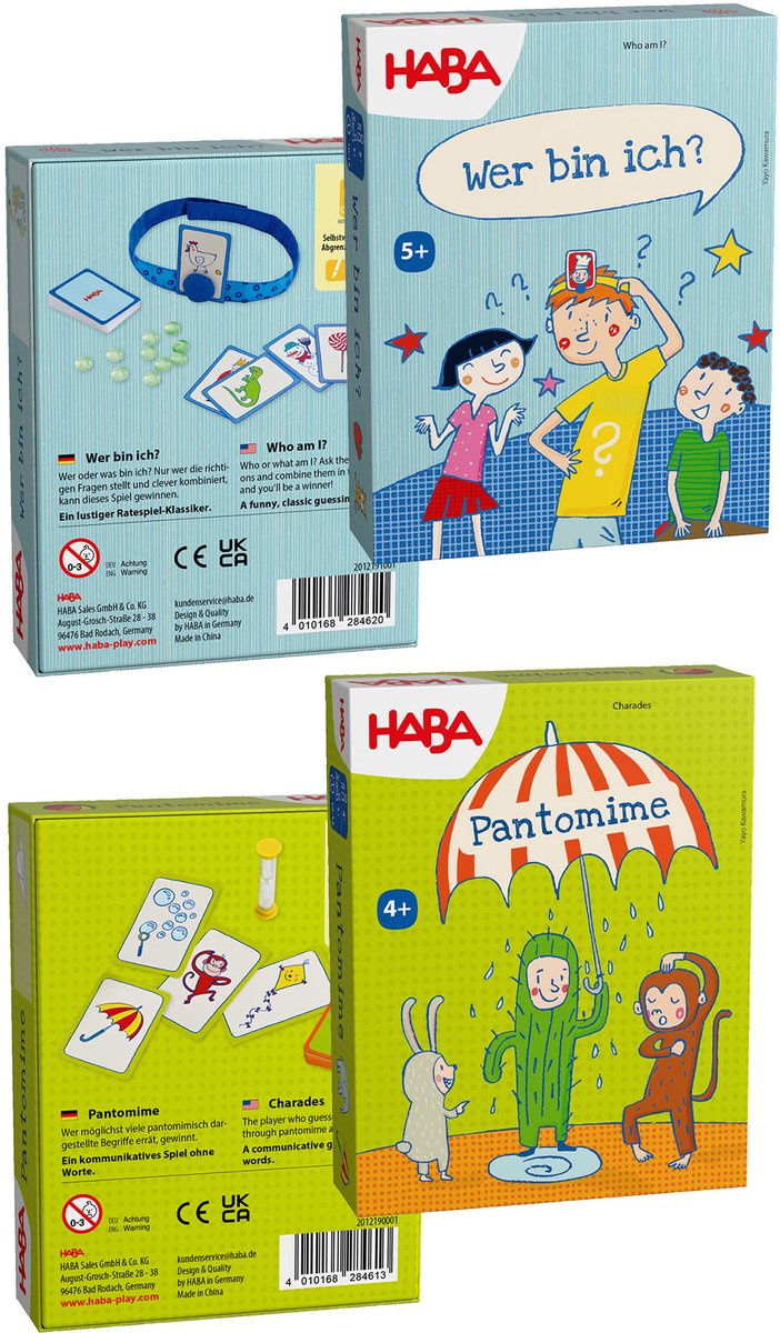 HABA Spielesammlung Pantomime & Wer bin ich?