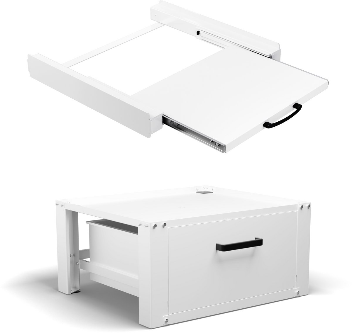 Bodo® Verhoger met Tussenstuk – Stapelkit voor Wasmachine en Droger