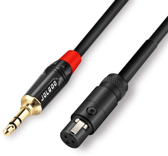 Cable de 3,5 mm a Mini XLR, Adaptador de Cable de Audio bidireccional
