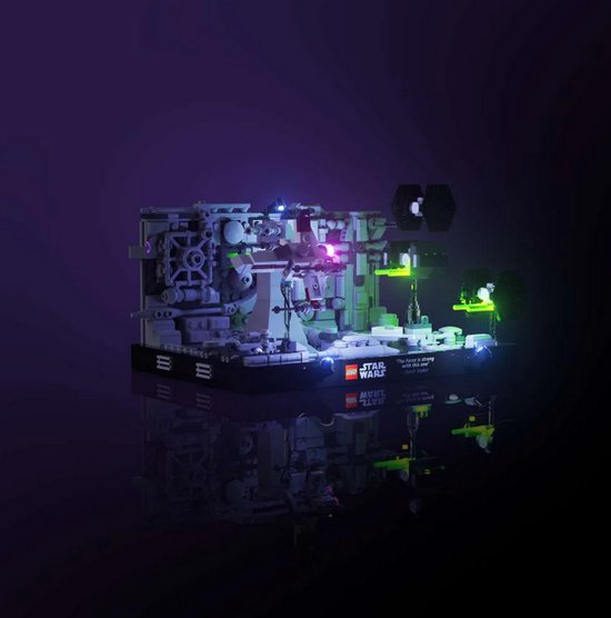 LMB 2.0 - Verlichtingsset geschikt voor LEGO Star Wars Death Star Trench Run Diorama - 75329
