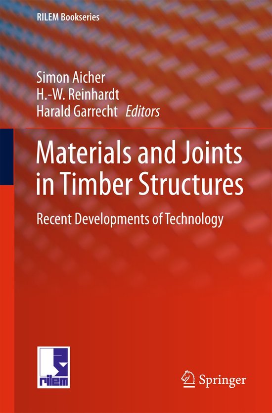 RILEM Bookseries9- Materials and Joints in Timber Structures - cover