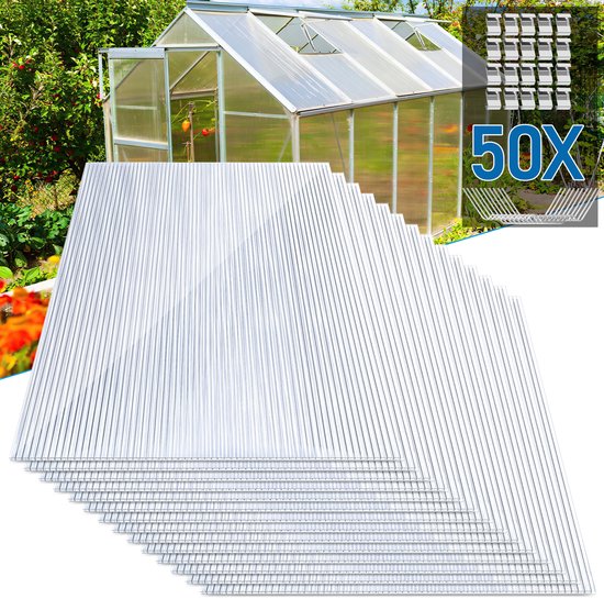Driewandige polycarbonaat golfplaat 214x110 kopen? Extra Sterk