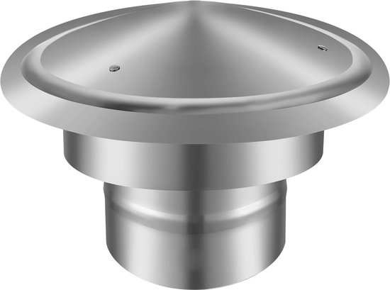 152,4 Mm Schoorsteenkap, Ronde Dakregenkap van RoesTvrij Staal 304, 300