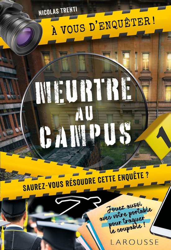 A vous d'enquêter- Meurtre au campus - cover