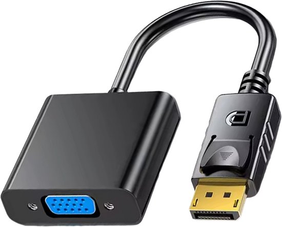 Adaptateur DisplayPort to VGA - Adaptateur DisplayPort vers VGA - Noir