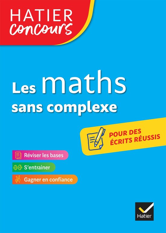 Hatier concours - Les maths sans complexe - cover