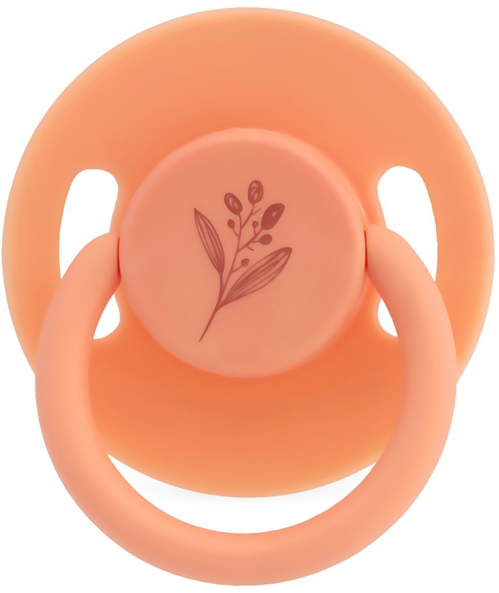 Weebaby Perzik No.1 0-6 mnd Ronde Latex Fopspeen