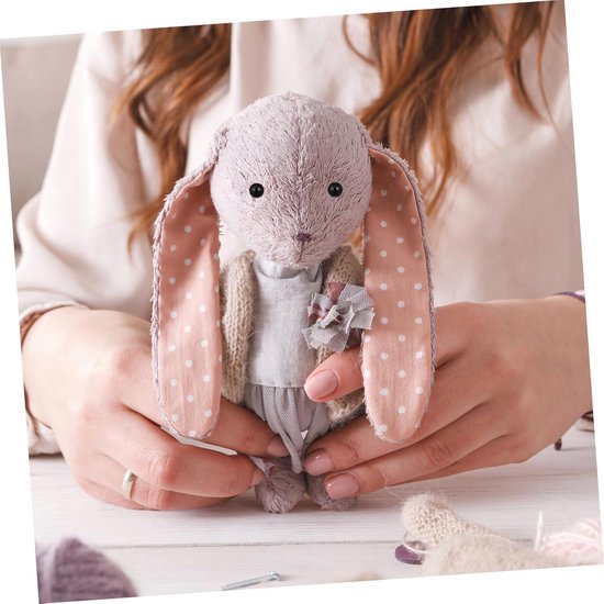 Poppenaccessoires Set van 100 stuks: Veiligheidsogen voor Haakdieren Zwart 4mm - Poppen Pluche Speelgoed - Stoffen Dier Ovale Beerpop van Merkloos — afbeelding 5