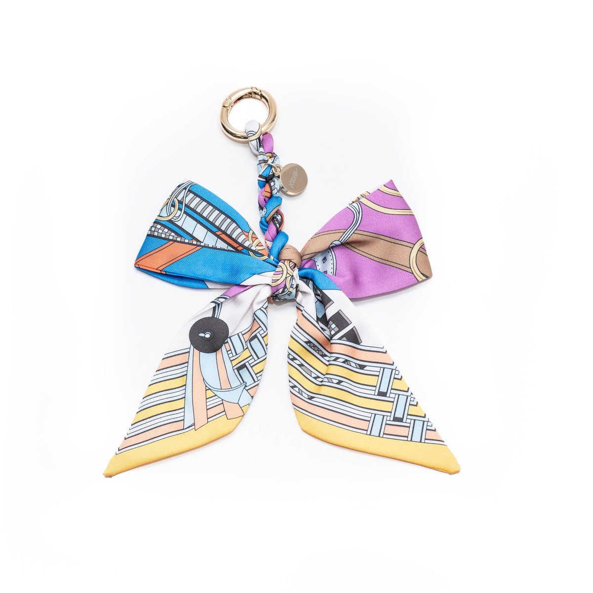 xoxo Wildhearts Bag Charm - Parisian Bow - Purple - Hangertje voor handtas - Accessoire voor dames tas - Strikje - Hanger met strik - Sleutelhanger - Paars