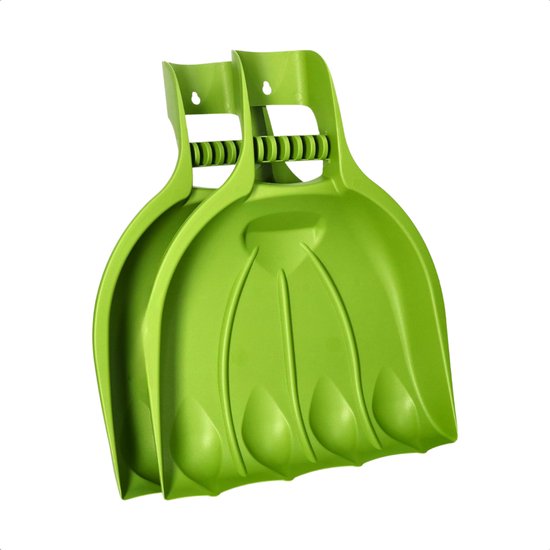 Cheqo® Schephanden - Bladscheppen - Hark - Bladschepper - Bladverzamelaars Set - Kunststof Groen - Inclusief EBOOK van Cheqo — afbeelding 4