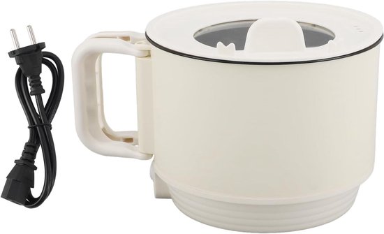 Elektrische Hot Pot Fornuis 1.8L Multifunctionele Non-Stick Pan Slaapzaal Kantoor Draagbare Ramen Fornuis Geschikt voor Noedels Steak Fornuis Eieren Roerbakken Pasta Havermout