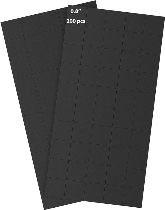 Hygloss 3/4 Inch Zelfklevende Magnetische Stippen - 400 Stuks Ronde Magneetstickers Voor Knutselen, School En Koelkast