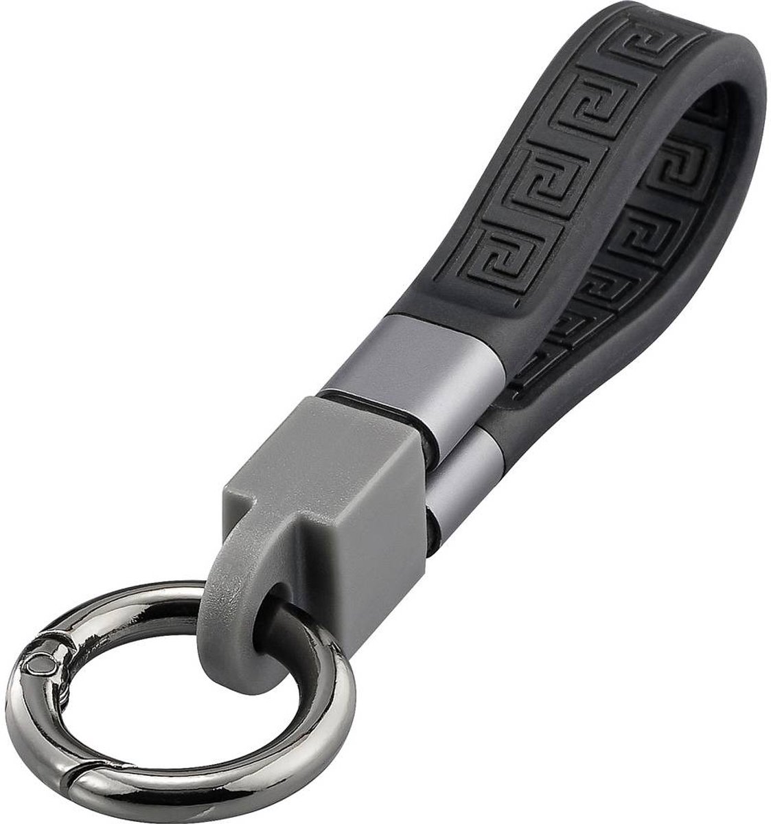 Renkforce RF-6738046 USB-C-kabel USB 4.0 USB-C 0.12 m Zwart Sleutelhanger