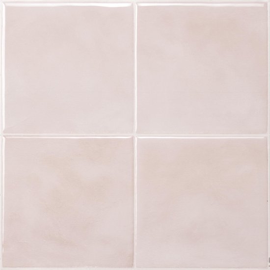 Zelfklevende spatwand - 5 vellen van 9" x 9" - 3D zelfklevende zelfklevende tegelachterwand voor keuken, badkamer, wandtegels, roze