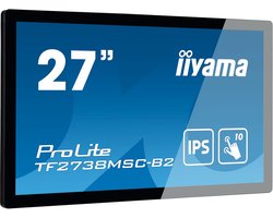 68,6cm/27'' (1920x1080) Iiyama ProLite TF2738MSC-B2 16:9 5ms IPS HDMI DisplayPort DVI VESA Speaker F