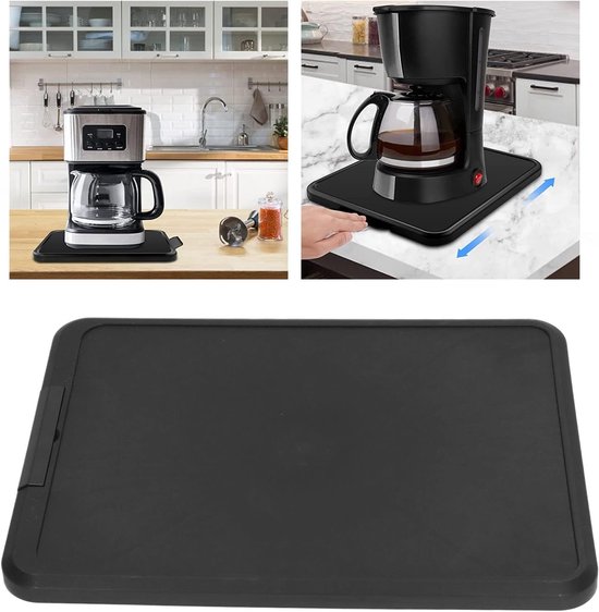 Kitchen Slider, Device Slider for Coffee Maker with High Load Capacity Countertop Drawer User-friendly Washable Kitchen Slide Drawer Countertop Slider 41x30x2cm van Merkloos	 — afbeelding 4