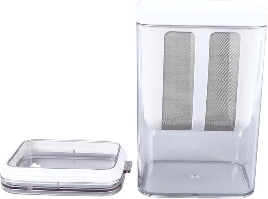Yogurt Machine, Stainless Steel Yogurt Filter Maker, Large Capacity, Yogurt Maker Strainer, Easy to Pour, Washable Yogurt Filter Strainer for Making Yogurt van Merkloos	 — afbeelding 4