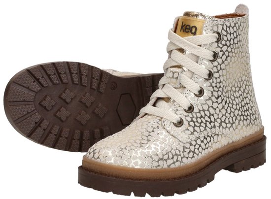 KEQ Chaussure à lacets haute Chaussure à lacets haute - couleur or - Taille 23