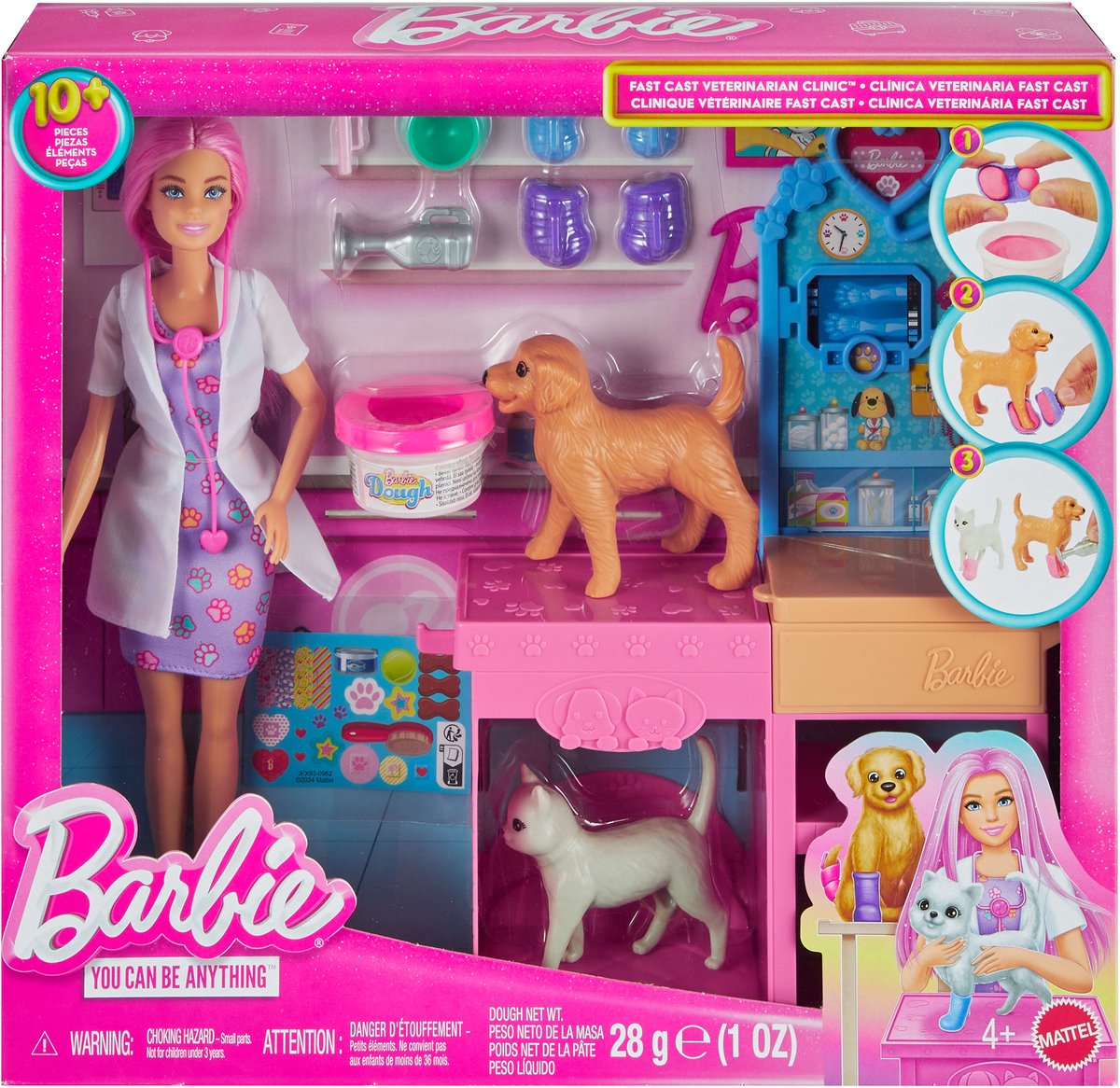 Barbie Careers Snelgips Dierenkliniek - Barbiepop — afbeelding 4