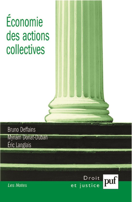 Économie des actions collectives - cover