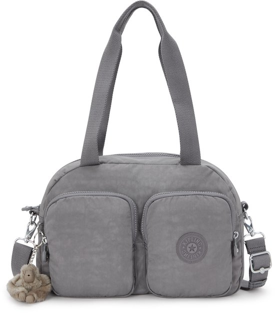 Sac bandoulière Kipling Basic Cool Defea 33 cm - Femme - Gris invitant