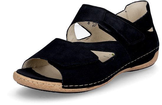 Waldlaufer - 342025-H-Heliett - Sandalen met hakDames Sandalen - Kleur: Blauw - Maat: 43
