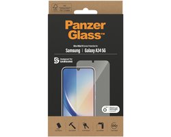 PanzerGlass Classic Fit, Samsung, Samsung - Galaxy A34 5G, Application à sec, Résistant aux rayures, Résistant aux chocs, Transparent, 1 pièce(s)