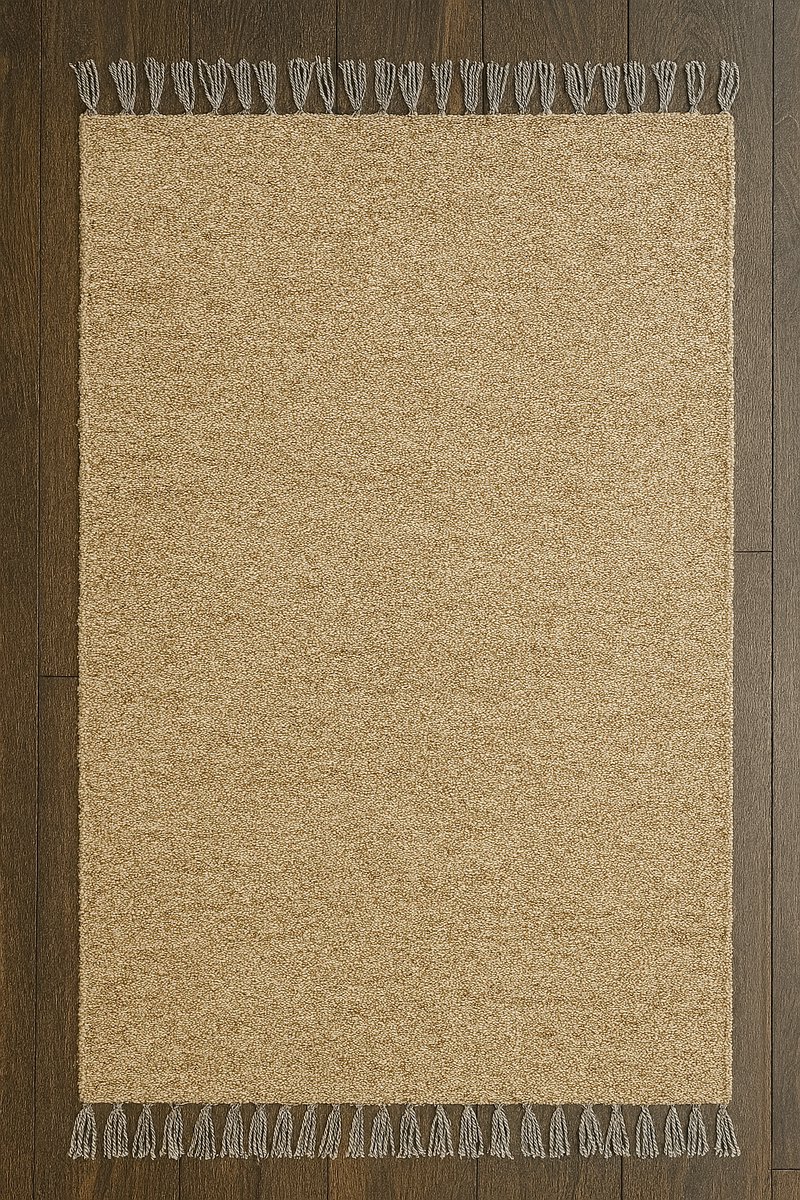 Kelima – Handgemaakt Kelim Vloerkleed – Wol – 160 x 230 cm – Naturel