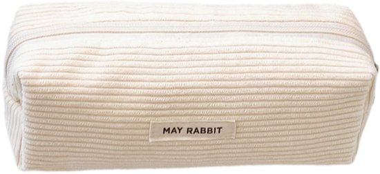 Foto: Lokxmve etui corduroy stof sloppy etui etui esthetisch etui meisjes etui etui school etui voor school kantoor etui etui voor jongens meisjes tieners wit
