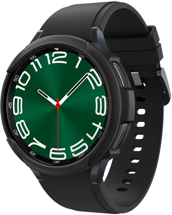 Hoesje Geschikt voor Samsung Galaxy Watch6 Classic 47mm - Liquid Air Case - Zwart - Spigen