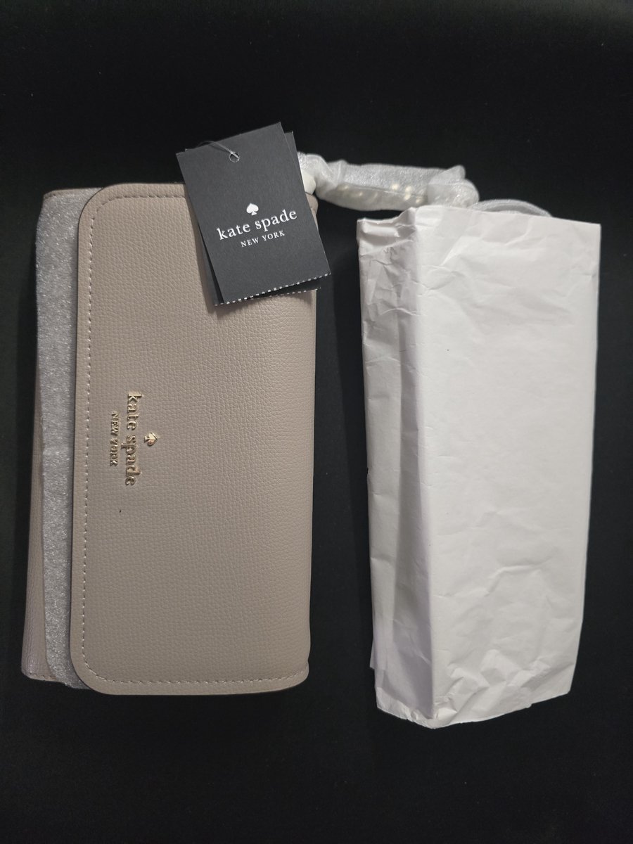 Kate Spade New York – Darcy portemonnee/tasje (kleur taupe)