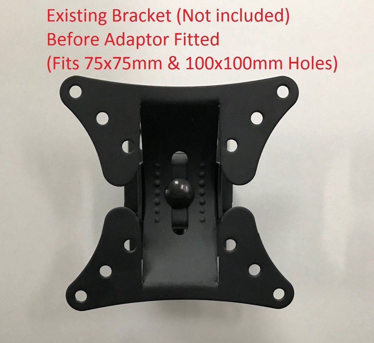 VESA-adapterarmplaten van Part King® breiden bestaande tv-muurbeugels uit van 75 x 75 mm 100 x 100 mm naar 200 x 100 mm of 200 x 200 mm