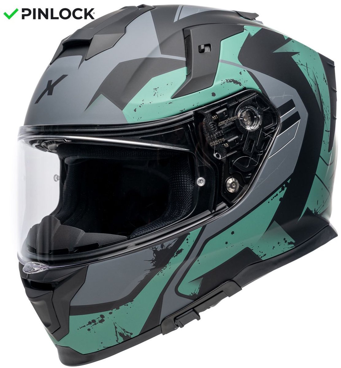 MOTOBLOUZ MIRAGE DUNE Integraalhelm - ECE 22.06 gekeurde Helm Scooter, Motor & Brommer - Heren & Dames - Mat kaki - S