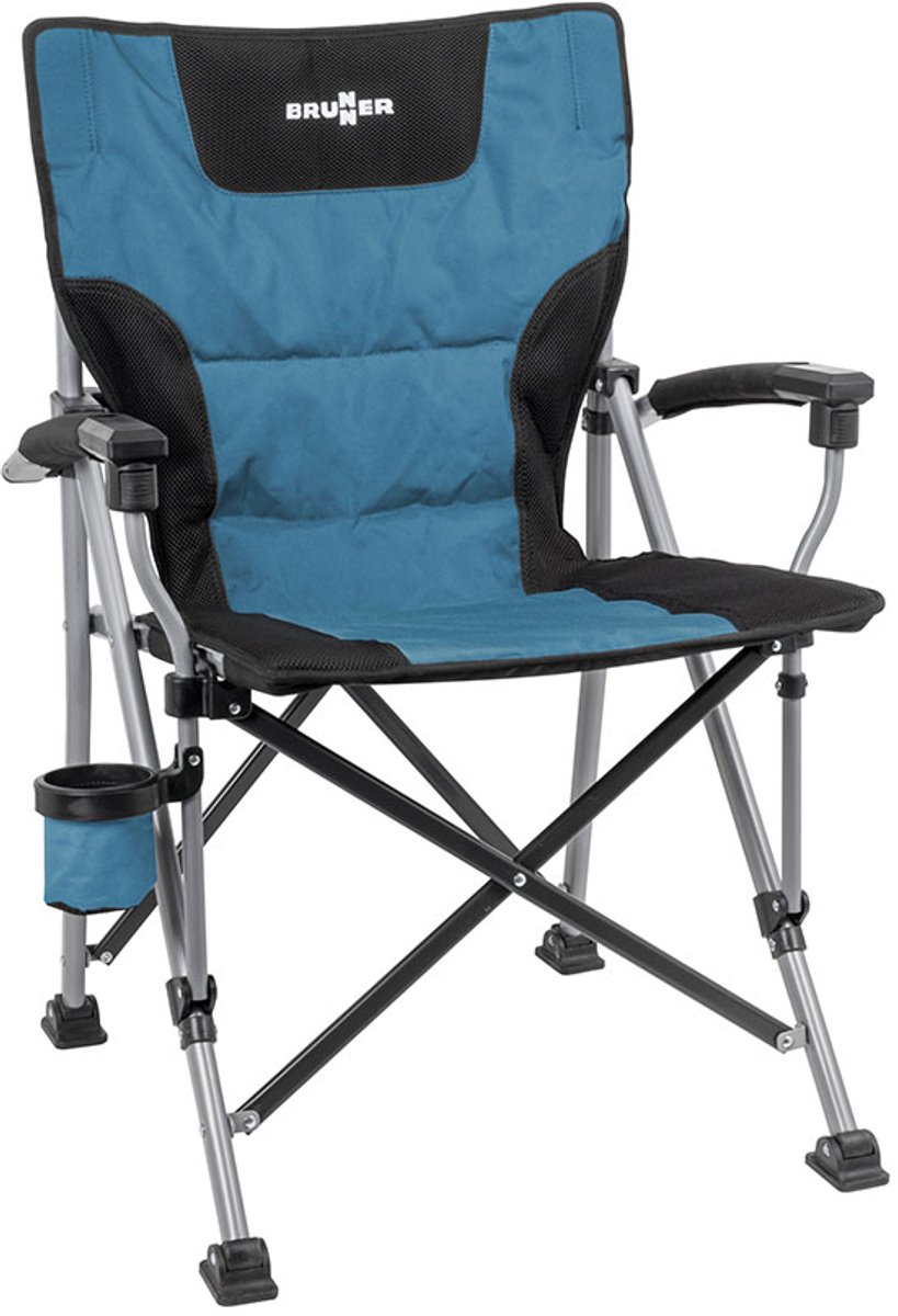 Brunner Raptor Compack - klapstoel zwart/blauw