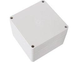 Project Box Behuizing van ABS-kunststof, elektronische aansluitdoos, waterdicht, IP65, 120 x 120 x 90 mm, voor binnen en buiten