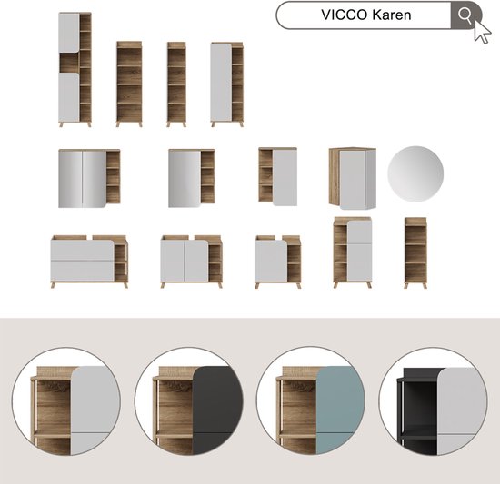 MDF VICCO Badkamer kasten kopen? | Tot 5% korting MDF VICCO Badkamer kasten kopen? | Tot 5% korting