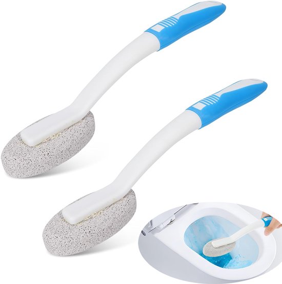 Foto: 2 stuks puimsteen voor wc puimsteen toiletborstel pumice stick puimsteen reinigingssteen toiletborstel reinigingsborstel 30cm geschikt voor toiletten badkamers en barbecues