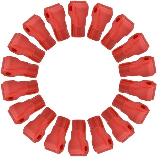 Peg Hook Locks Stop Lock Plastic Rood - 100 stuks, Anti-Diefstal ...