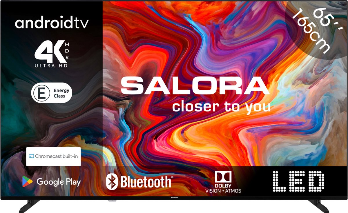 Salora SMART65TV - 65 inch - 4K LED - 2023 - Europees model